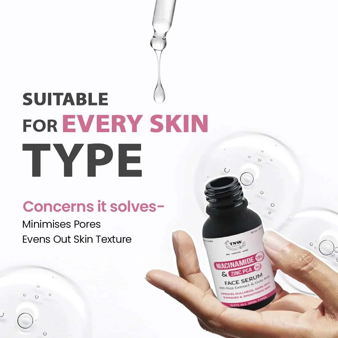 10% Niacinamide   1% Zinc PCA Serum For Even-toned & Texture-Free Skin