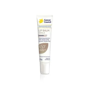 Cancer Council  Lip Balm Spf50  Vanilla 15g
