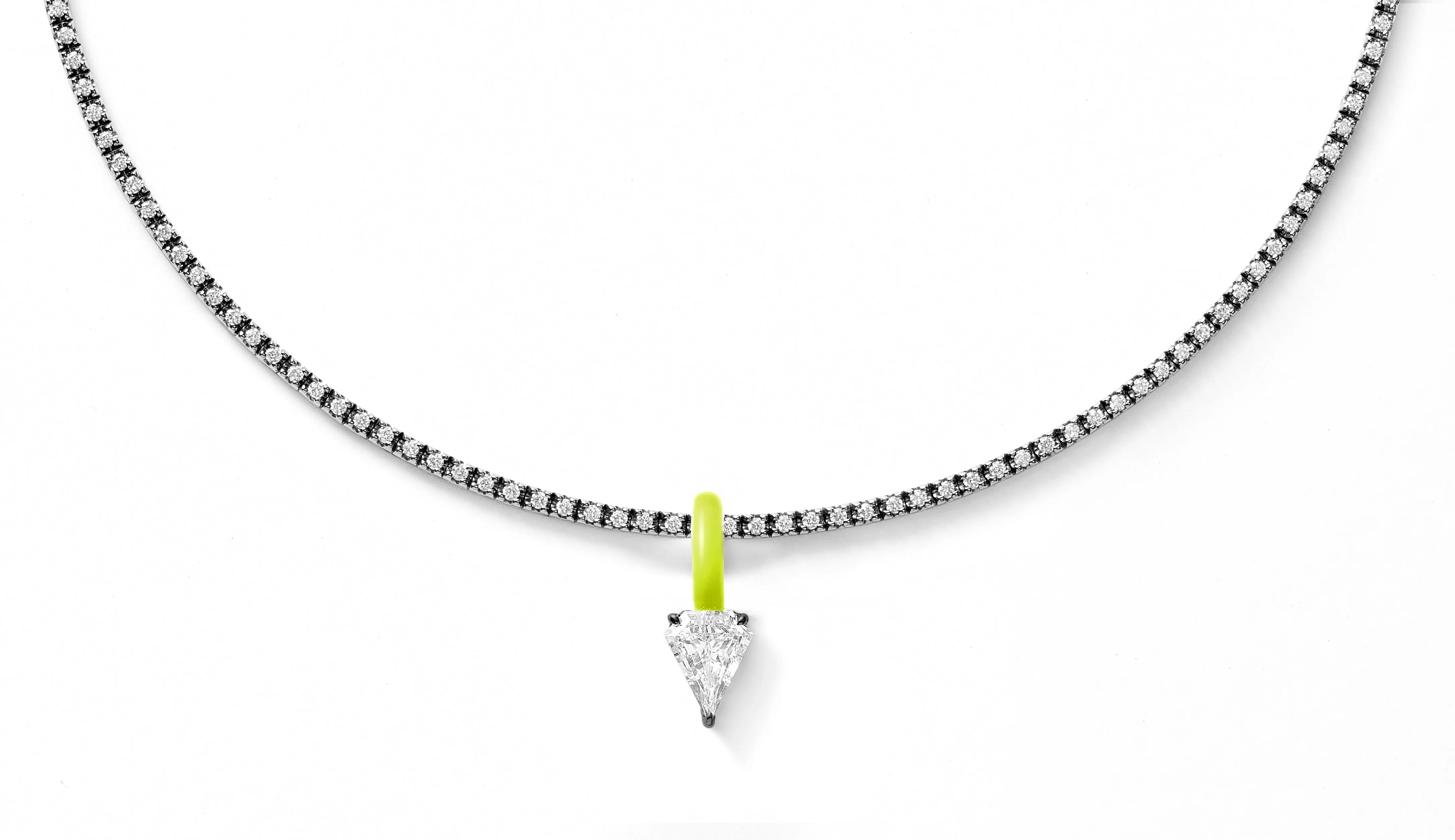 Chroma Highlighter Charm - 0.56ct Shield Diamond