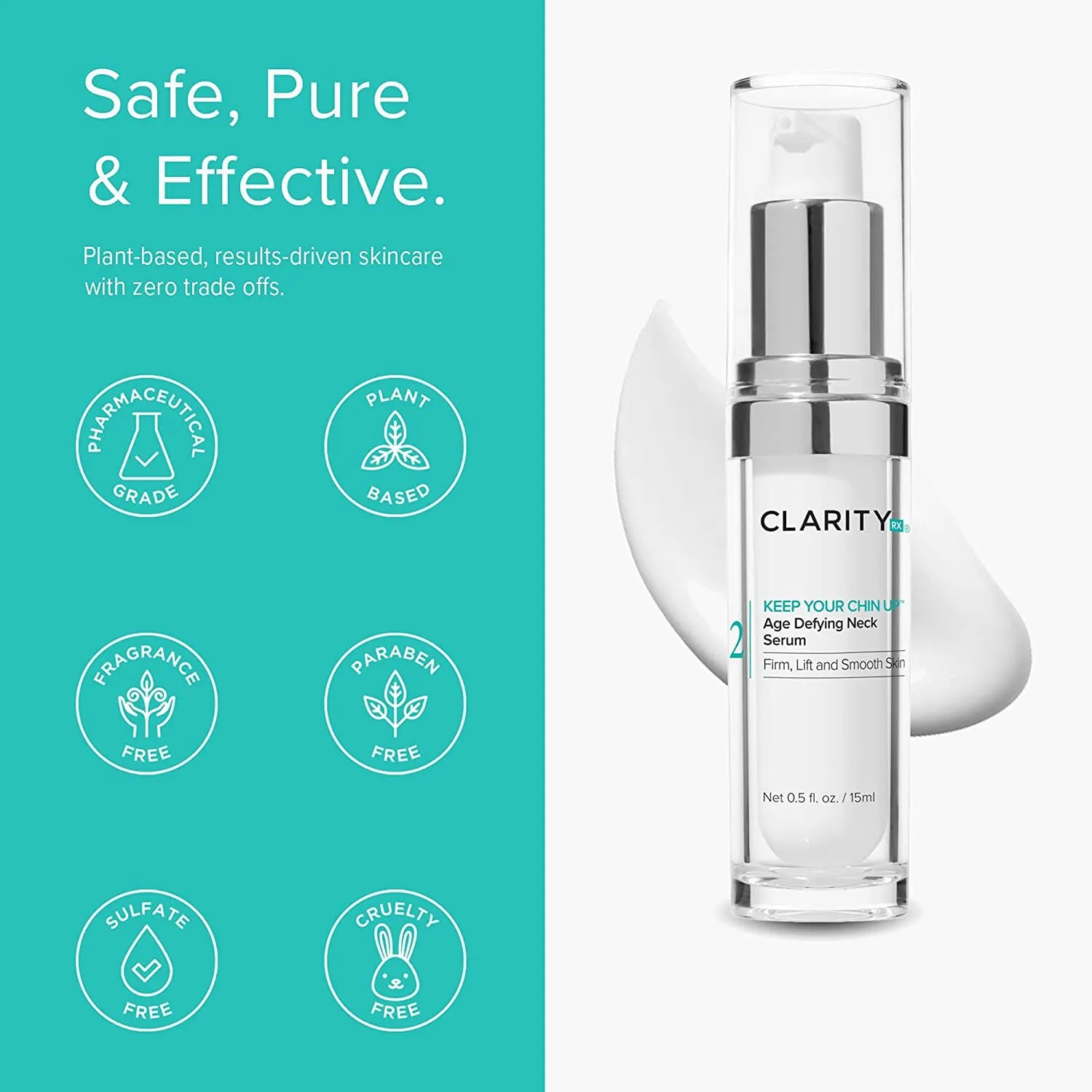 ClarityRx Keep Your Chin Up Age-Defying Neck Serum