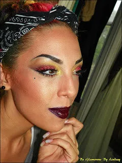 Diamond Glitter Ruby (Red Glitter)/Red bottom