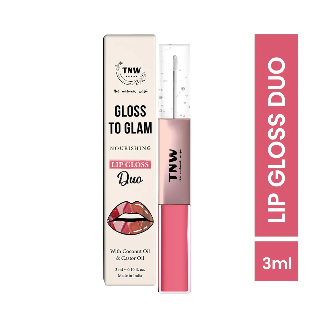 Gloss To Glam Nourishing Lip Gloss with Coconut oil for shiny Lips
