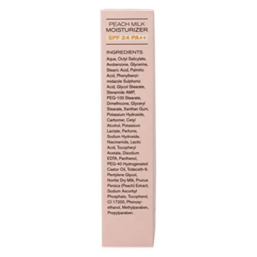 Lakme Peach Milk Moisturizer SPF 24 PA Sunscreen Lotion, 120ml