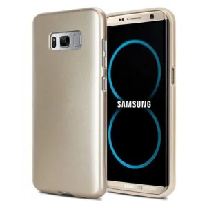 Mercury Jelly Case for Samsung Galaxy S8 Plus - Metal Gold