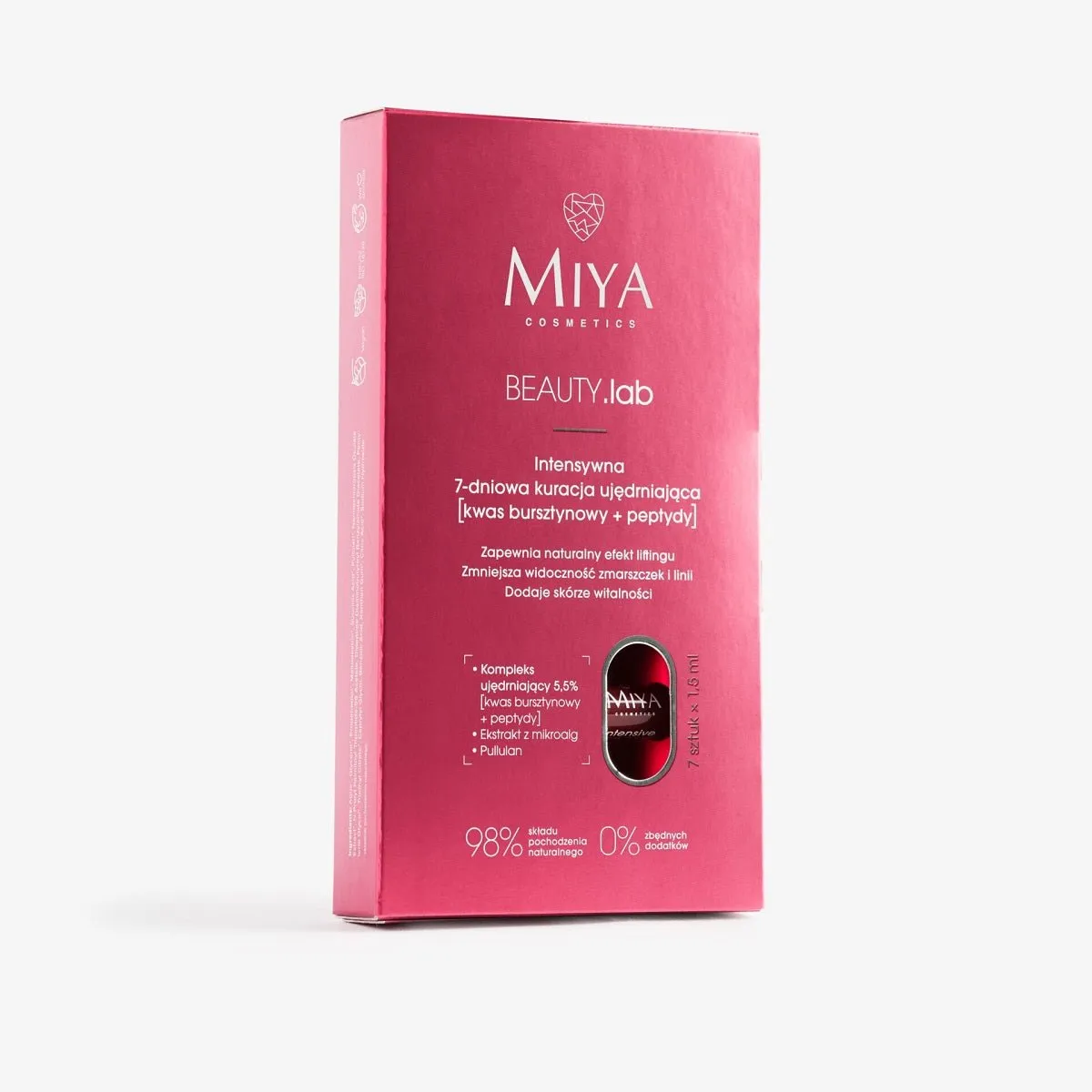 MIYA Cosmetics BEAUTY.lab Intensive 7-day firming treatment [succinic acid   peptides] 7x1,5ml