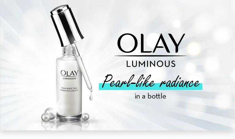 OLAY LUMINOUS SERUM : TONE PERFECTING HYDRATING ESSENCE 7 ML