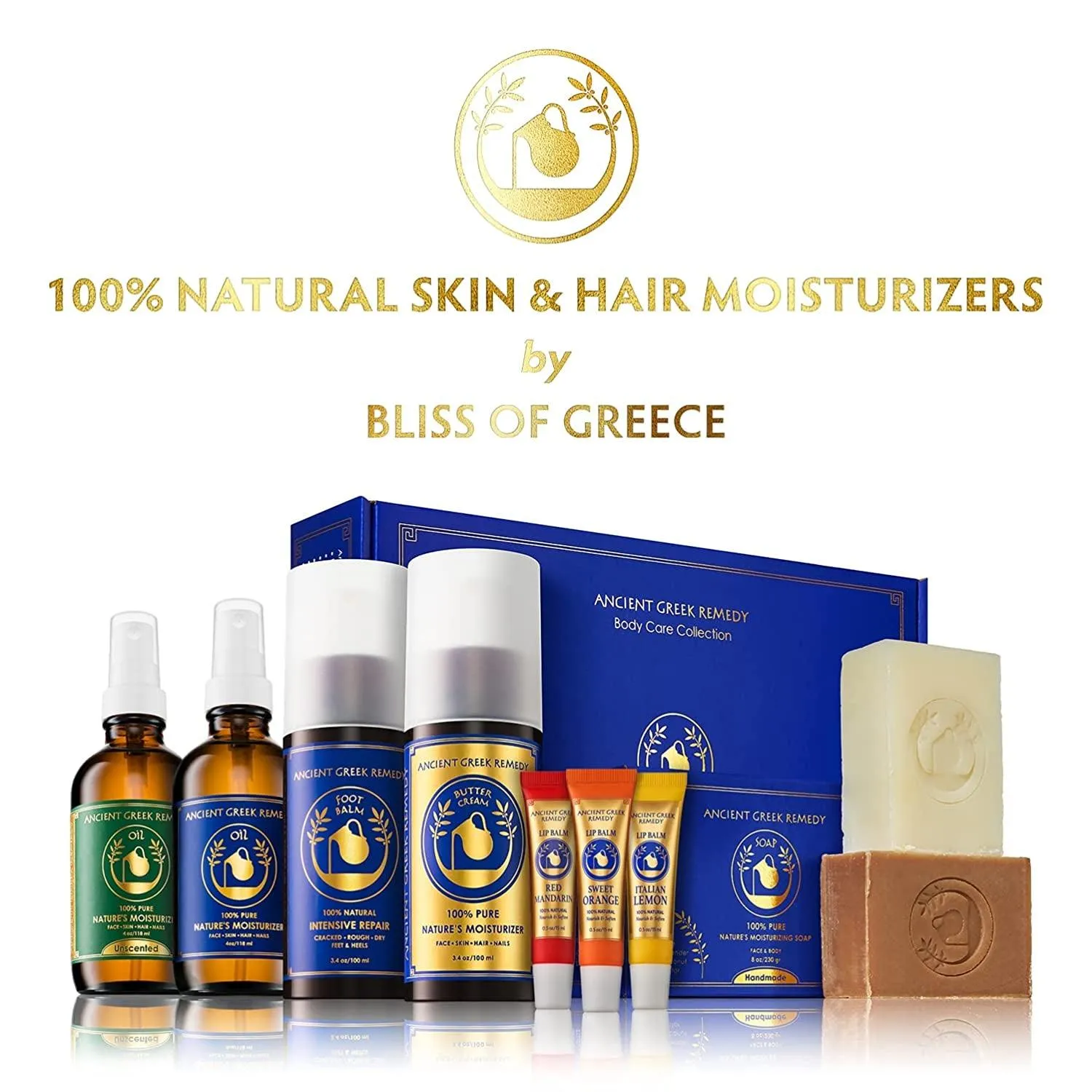 Organic anti Aging Face and Body Butter Cream for Dry Skin, Hair, Hands, Cuticle, Nails. Made of Almond, Olive, Jojoba Vitamin E, Lavender Oil. Day and Night Moisturizer for Women and Men
