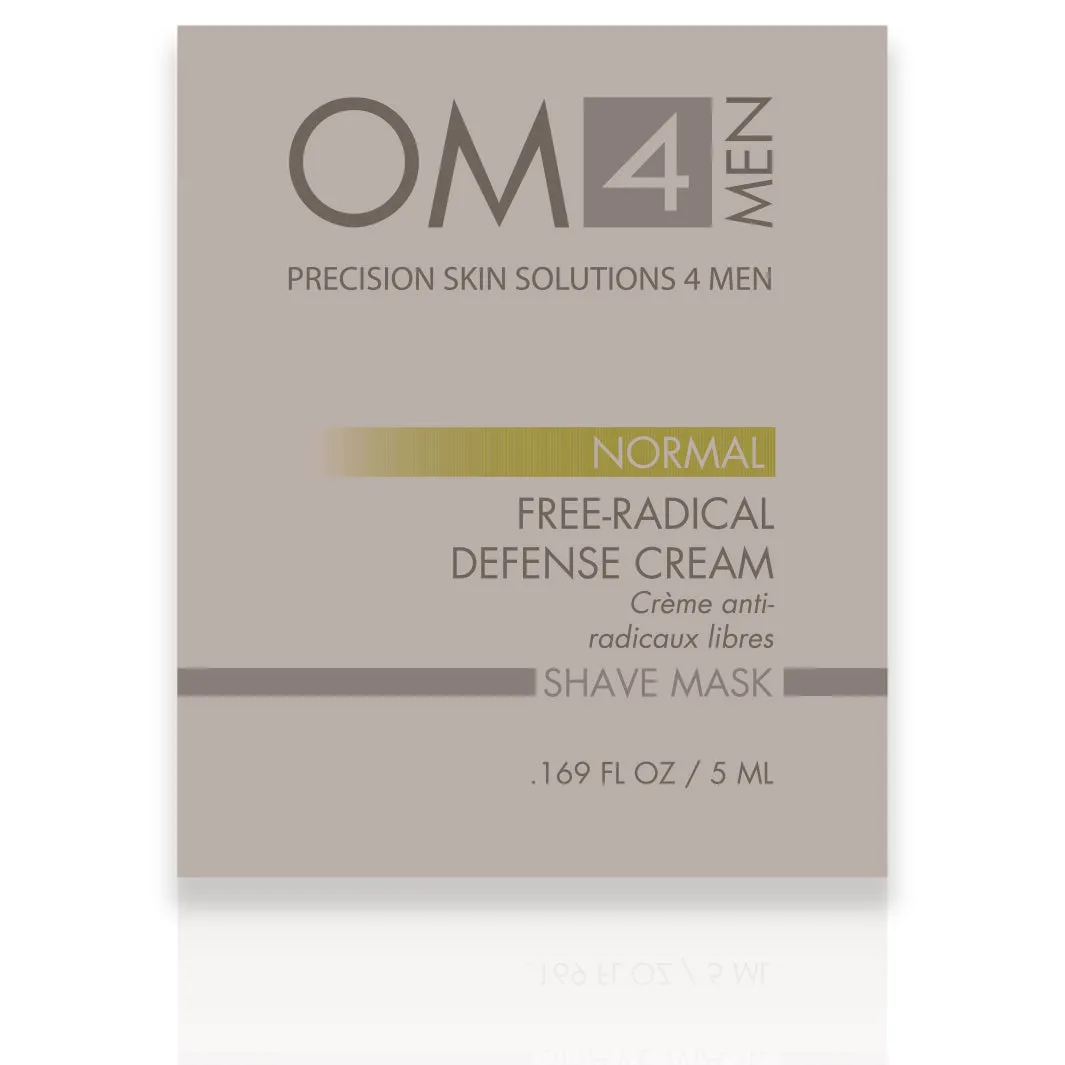 Organic Male OM4 Normal Shave Mask: Free Radical Defense Cream
