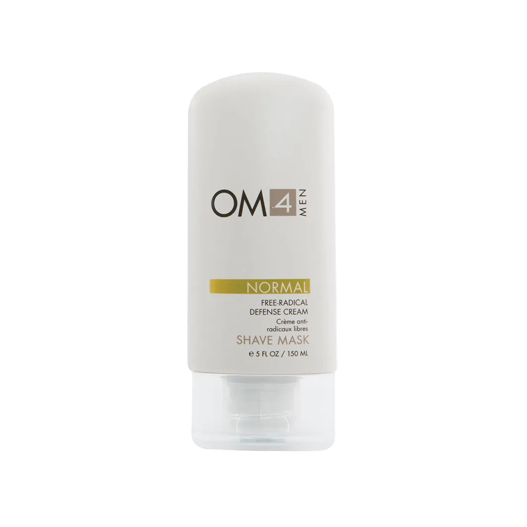 Organic Male OM4 Normal Shave Mask: Free Radical Defense Cream