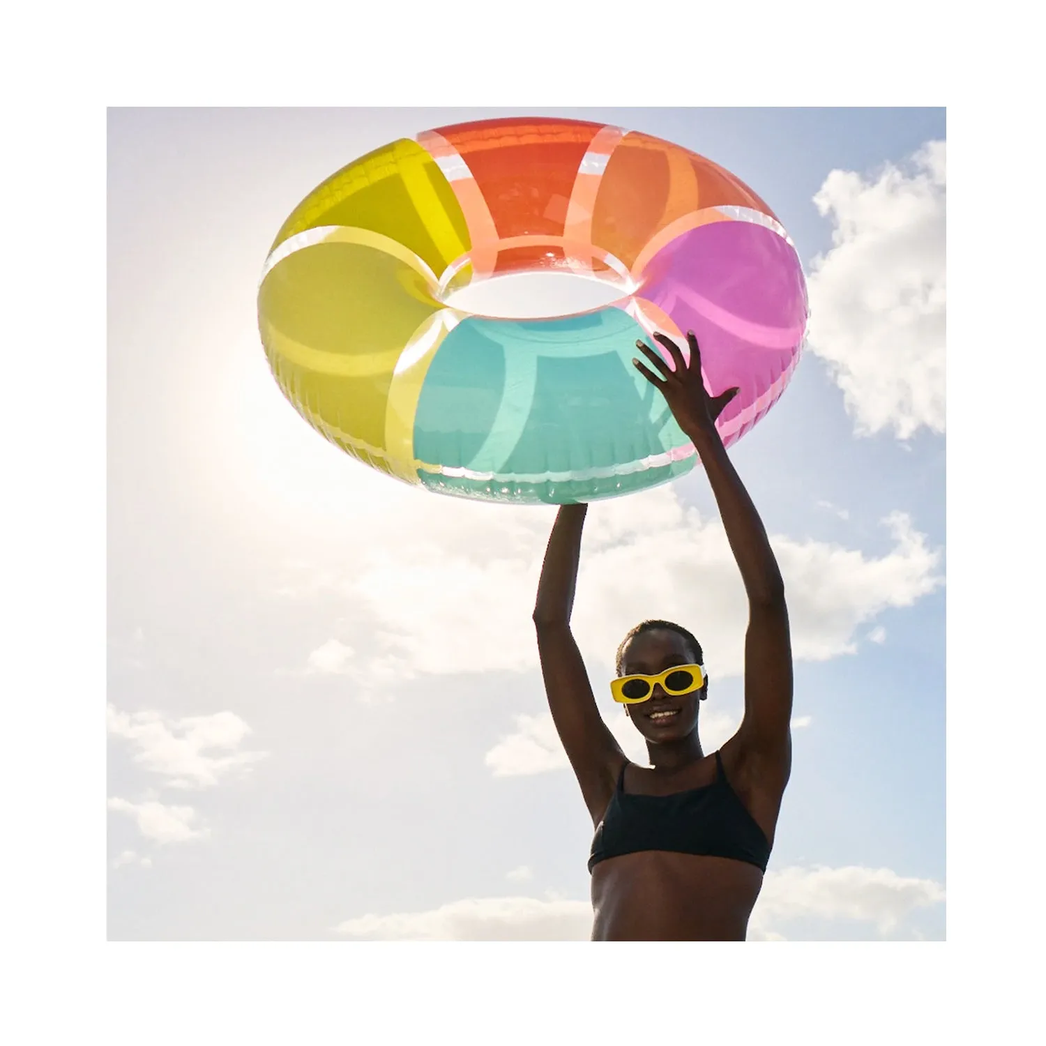 Pool Ring - Rainbow Gloss