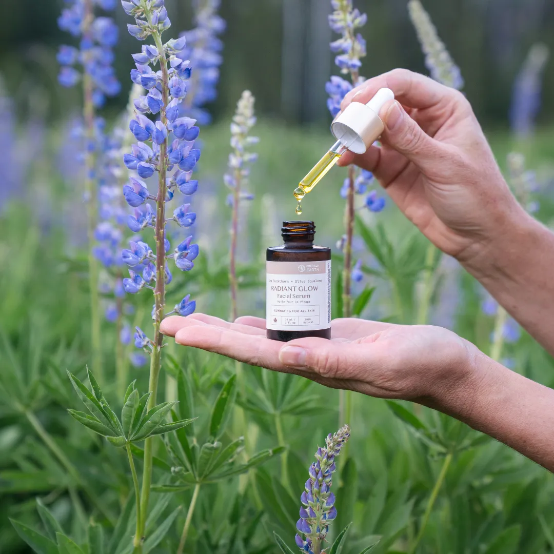 Radiant Glow Facial Serum with Olive Squalane   Sea Buckthorn