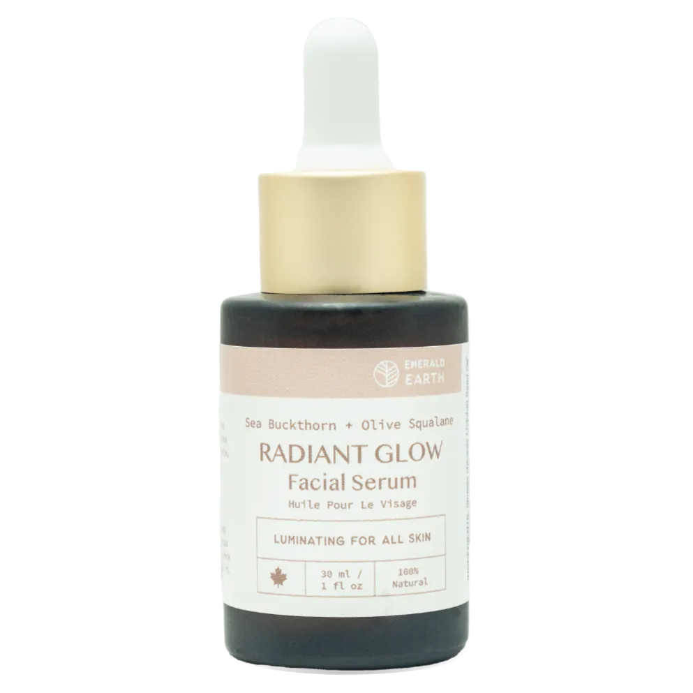 Radiant Glow Facial Serum with Olive Squalane   Sea Buckthorn