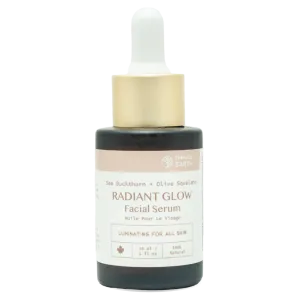 Radiant Glow Facial Serum with Olive Squalane   Sea Buckthorn
