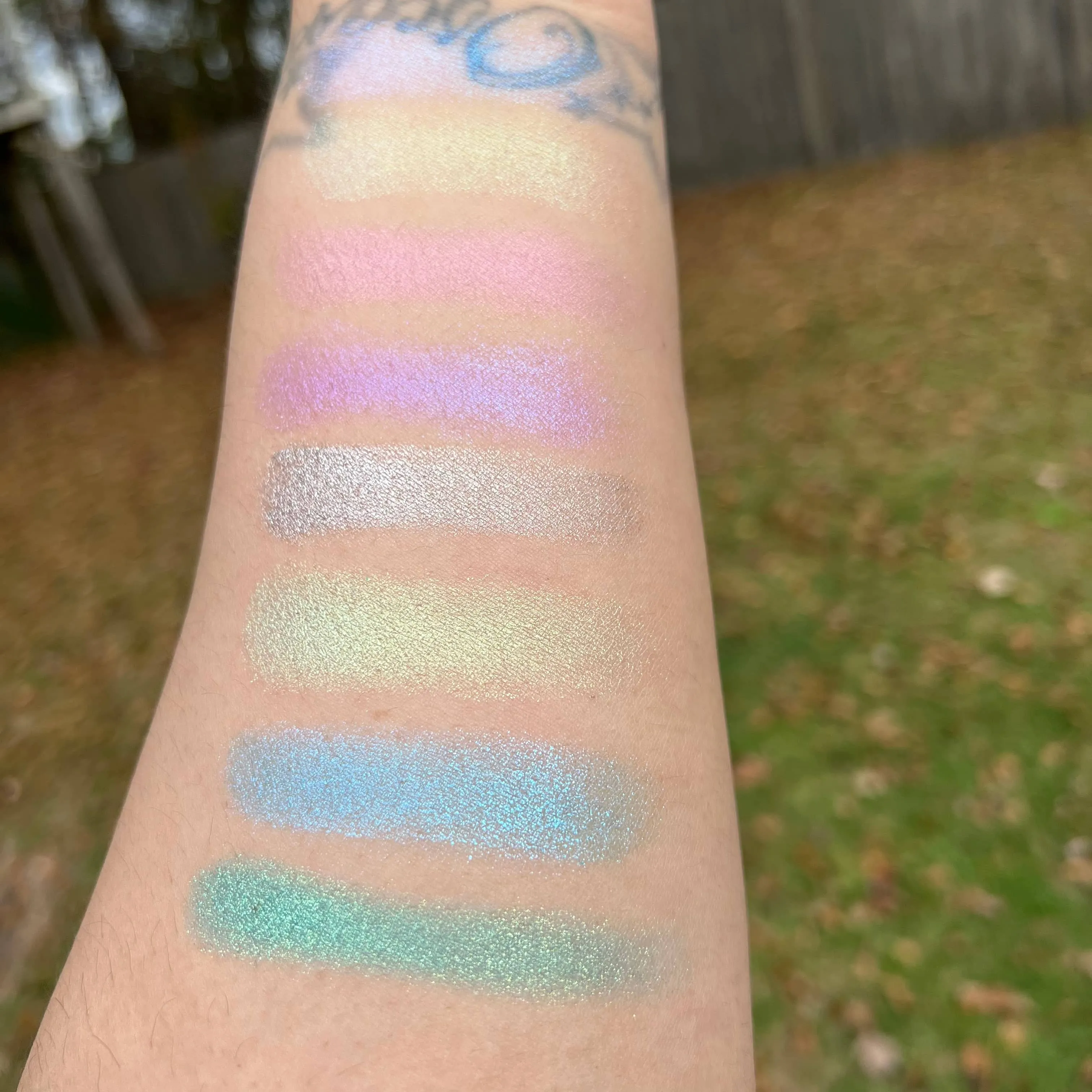 Rainbow Aura Highlighter Palette