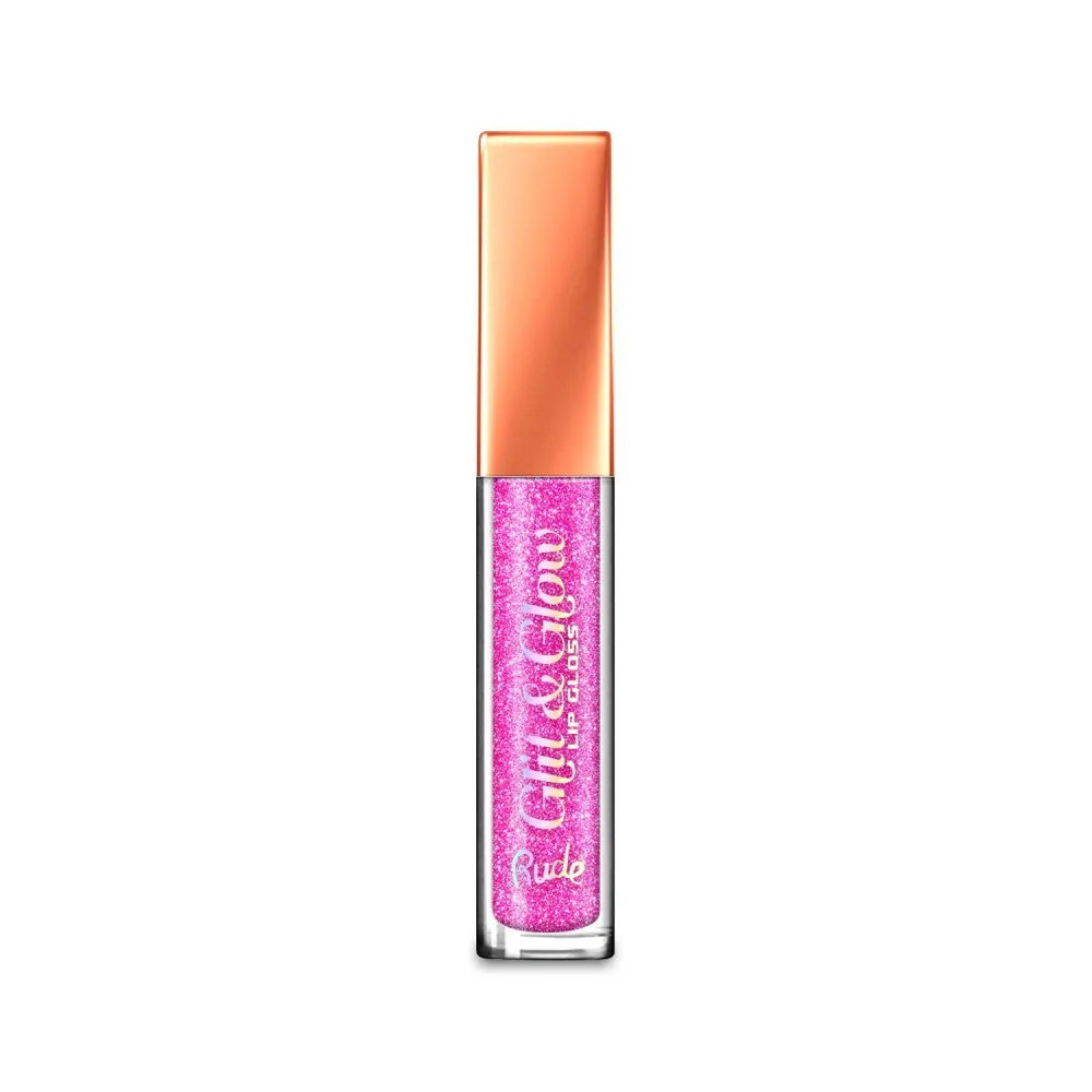 Rude - Glit & Glow Lip Gloss - Tease Me