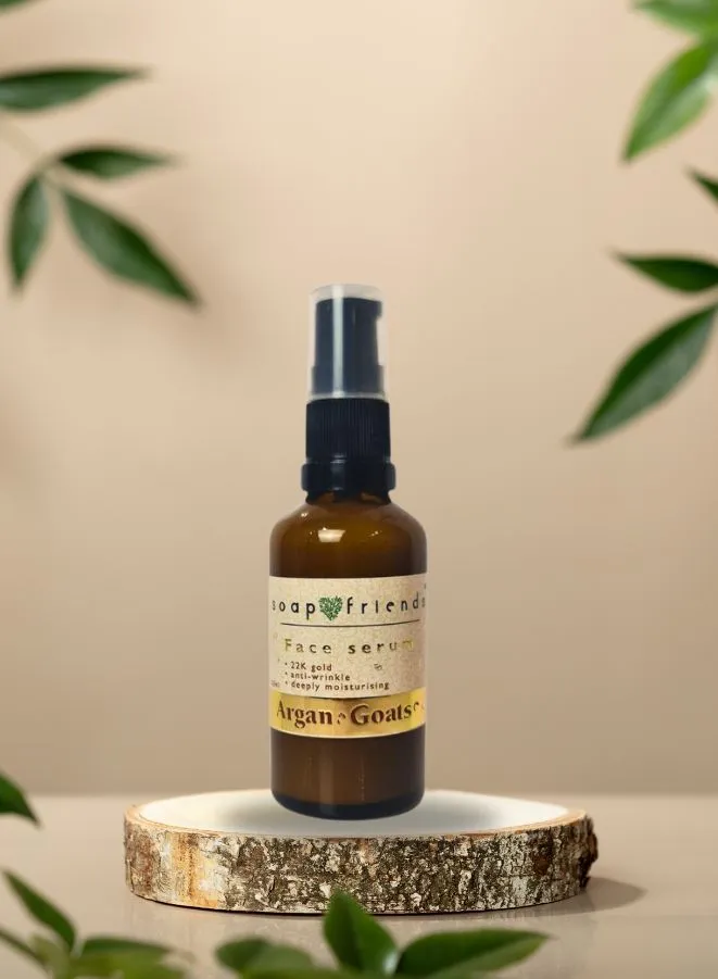 Soap&Friends Organic Anti-Wrinkle Face Serum for Deep Moisturizing of Skin | 50 ml