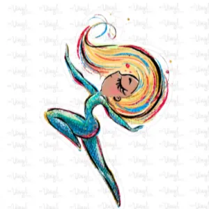 Sticker | 67E | Super Hero Girl | Waterproof Vinyl Sticker | White | Clear | Permanent | Removable | Window Cling | Glitter | Holographic