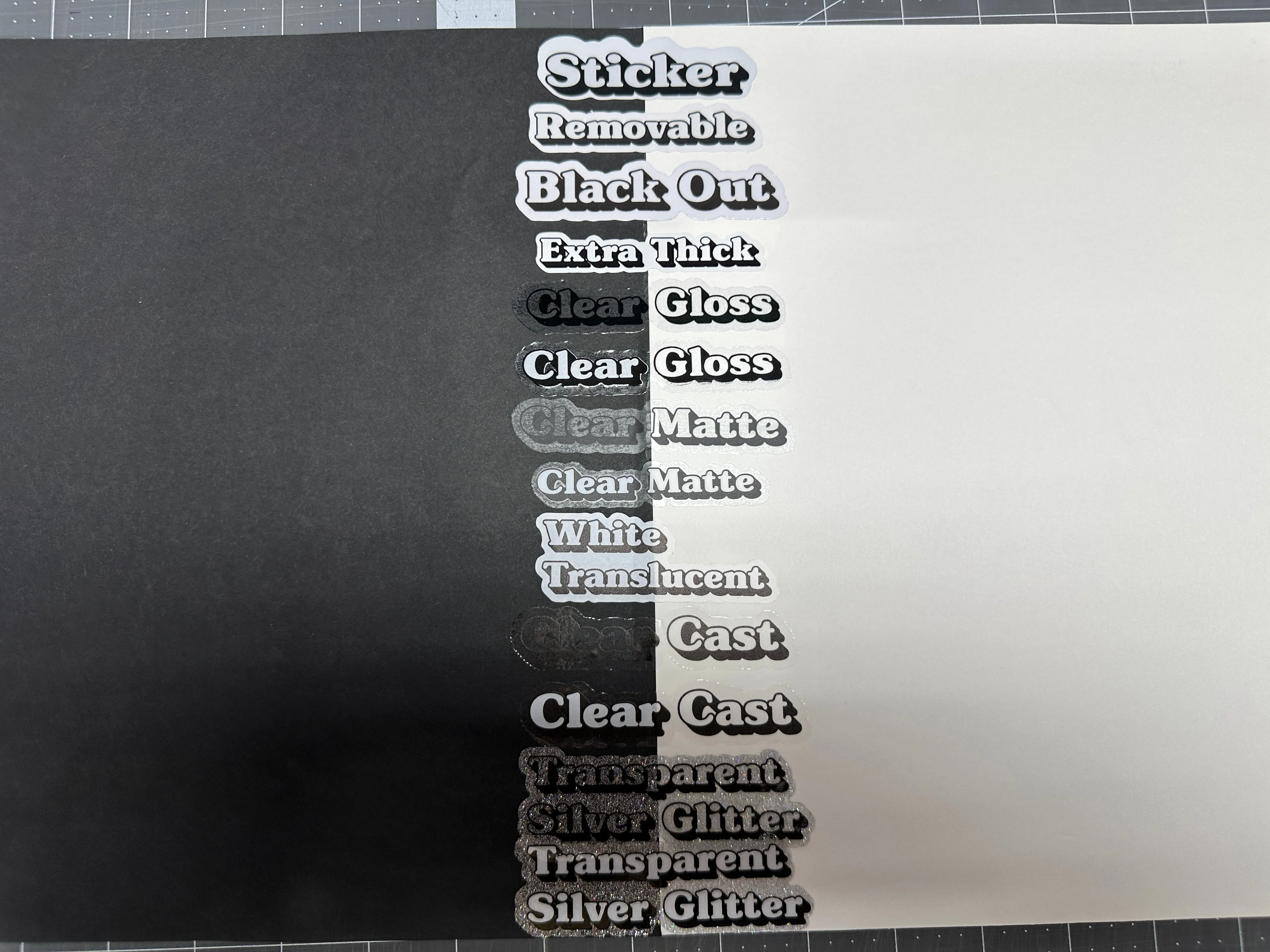 Sticker |  | Holographic Bow | Waterproof Vinyl Sticker | White | Clear | Permanent | Removable | Window Cling | Glitter | Holographic