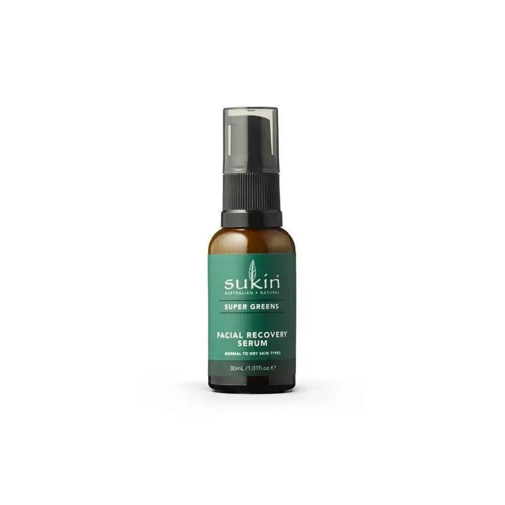 Sukin Super Greens Facial Recovery Serum 30ml