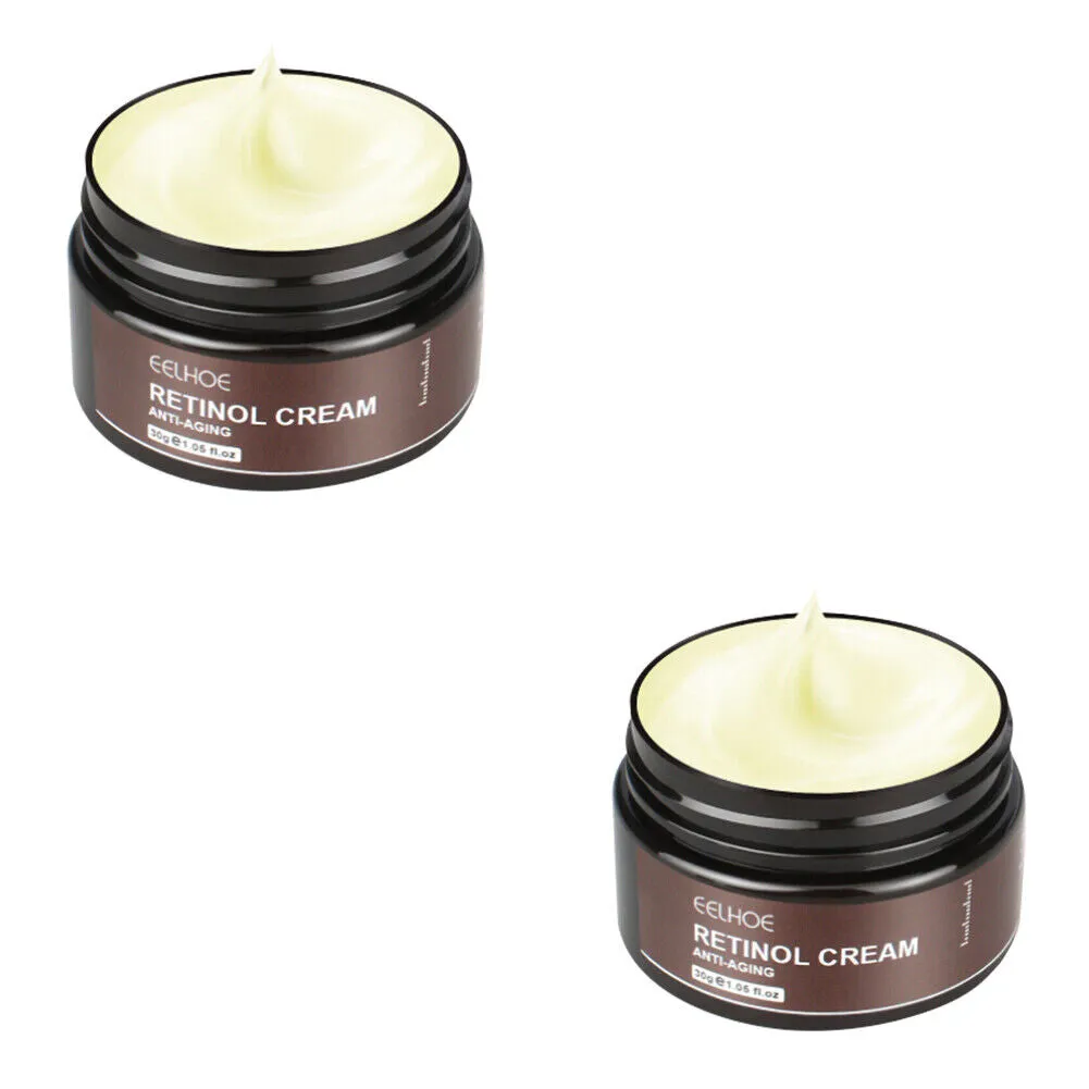 US 1-2 Pcs Anti-Wrinkle Face Retinol Cream Anti-Aging Moisturizer Firming Facial
