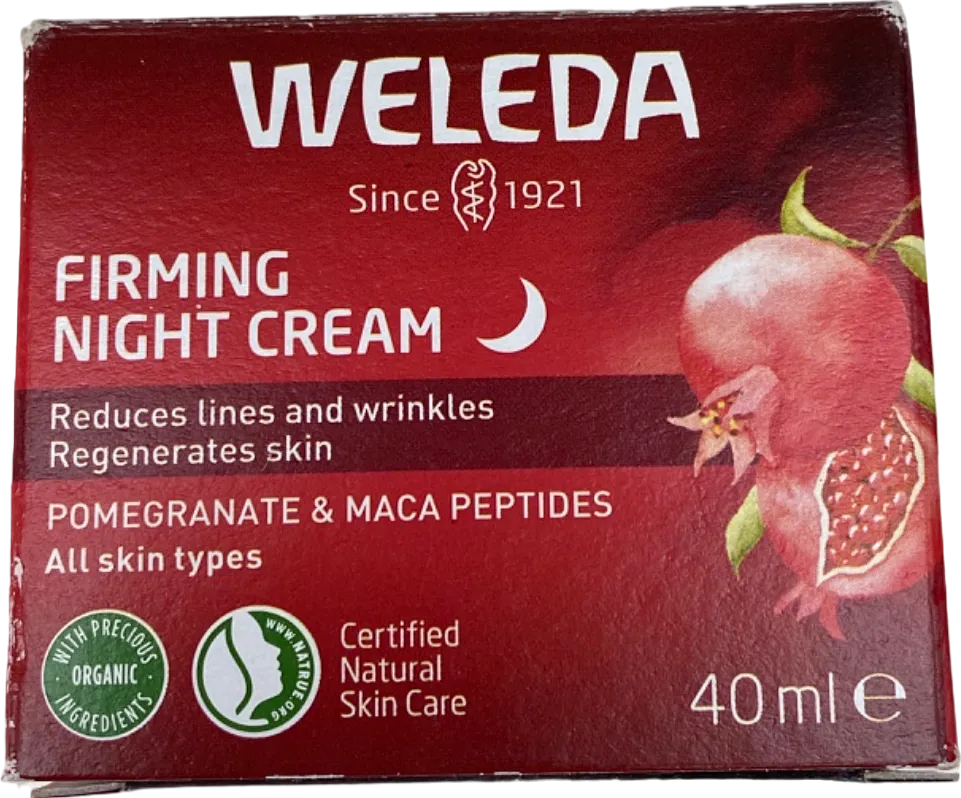 Weleda Firming Night Cream Pomegranate & Maca Peptides 40ml